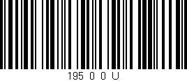 Código de barras (EAN, GTIN, SKU, ISBN): '195_0_0_U'
