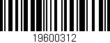 Código de barras (EAN, GTIN, SKU, ISBN): '19600312'