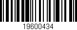 Código de barras (EAN, GTIN, SKU, ISBN): '19600434'