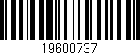 Código de barras (EAN, GTIN, SKU, ISBN): '19600737'