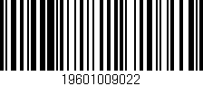 Código de barras (EAN, GTIN, SKU, ISBN): '19601009022'