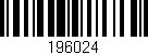 Código de barras (EAN, GTIN, SKU, ISBN): '196024'