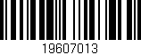 Código de barras (EAN, GTIN, SKU, ISBN): '19607013'