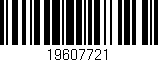 Código de barras (EAN, GTIN, SKU, ISBN): '19607721'