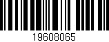 Código de barras (EAN, GTIN, SKU, ISBN): '19608065'