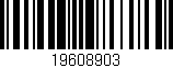 Código de barras (EAN, GTIN, SKU, ISBN): '19608903'
