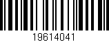 Código de barras (EAN, GTIN, SKU, ISBN): '19614041'