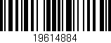 Código de barras (EAN, GTIN, SKU, ISBN): '19614884'
