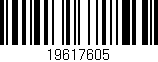 Código de barras (EAN, GTIN, SKU, ISBN): '19617605'