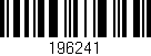 Código de barras (EAN, GTIN, SKU, ISBN): '196241'