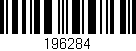 Código de barras (EAN, GTIN, SKU, ISBN): '196284'