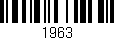 Código de barras (EAN, GTIN, SKU, ISBN): '1963'