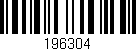 Código de barras (EAN, GTIN, SKU, ISBN): '196304'