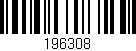 Código de barras (EAN, GTIN, SKU, ISBN): '196308'