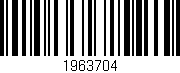 Código de barras (EAN, GTIN, SKU, ISBN): '1963704'