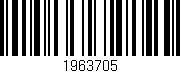 Código de barras (EAN, GTIN, SKU, ISBN): '1963705'