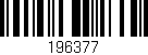 Código de barras (EAN, GTIN, SKU, ISBN): '196377'
