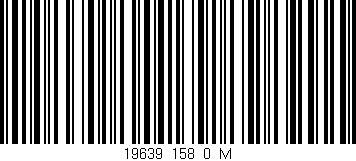 Código de barras (EAN, GTIN, SKU, ISBN): '19639_158_0_M'
