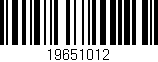 Código de barras (EAN, GTIN, SKU, ISBN): '19651012'
