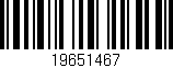 Código de barras (EAN, GTIN, SKU, ISBN): '19651467'