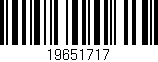 Código de barras (EAN, GTIN, SKU, ISBN): '19651717'