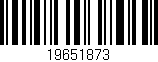 Código de barras (EAN, GTIN, SKU, ISBN): '19651873'