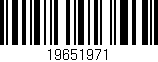 Código de barras (EAN, GTIN, SKU, ISBN): '19651971'