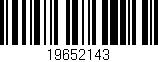 Código de barras (EAN, GTIN, SKU, ISBN): '19652143'