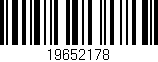 Código de barras (EAN, GTIN, SKU, ISBN): '19652178'