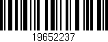 Código de barras (EAN, GTIN, SKU, ISBN): '19652237'
