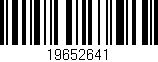 Código de barras (EAN, GTIN, SKU, ISBN): '19652641'