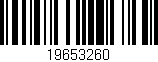 Código de barras (EAN, GTIN, SKU, ISBN): '19653260'