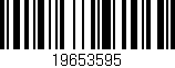 Código de barras (EAN, GTIN, SKU, ISBN): '19653595'