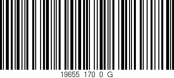 Código de barras (EAN, GTIN, SKU, ISBN): '19655_170_0_G'