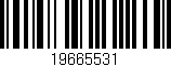 Código de barras (EAN, GTIN, SKU, ISBN): '19665531'