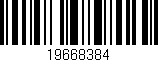 Código de barras (EAN, GTIN, SKU, ISBN): '19668384'