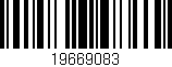 Código de barras (EAN, GTIN, SKU, ISBN): '19669083'