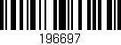 Código de barras (EAN, GTIN, SKU, ISBN): '196697'