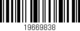 Código de barras (EAN, GTIN, SKU, ISBN): '19669838'
