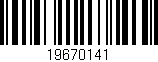 Código de barras (EAN, GTIN, SKU, ISBN): '19670141'