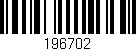 Código de barras (EAN, GTIN, SKU, ISBN): '196702'