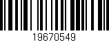 Código de barras (EAN, GTIN, SKU, ISBN): '19670549'