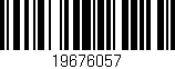 Código de barras (EAN, GTIN, SKU, ISBN): '19676057'