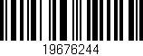 Código de barras (EAN, GTIN, SKU, ISBN): '19676244'
