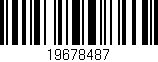 Código de barras (EAN, GTIN, SKU, ISBN): '19678487'