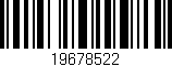 Código de barras (EAN, GTIN, SKU, ISBN): '19678522'