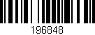 Código de barras (EAN, GTIN, SKU, ISBN): '196848'