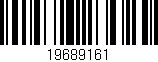 Código de barras (EAN, GTIN, SKU, ISBN): '19689161'