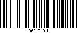 Código de barras (EAN, GTIN, SKU, ISBN): '1968_0_0_U'