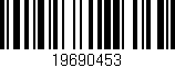 Código de barras (EAN, GTIN, SKU, ISBN): '19690453'
